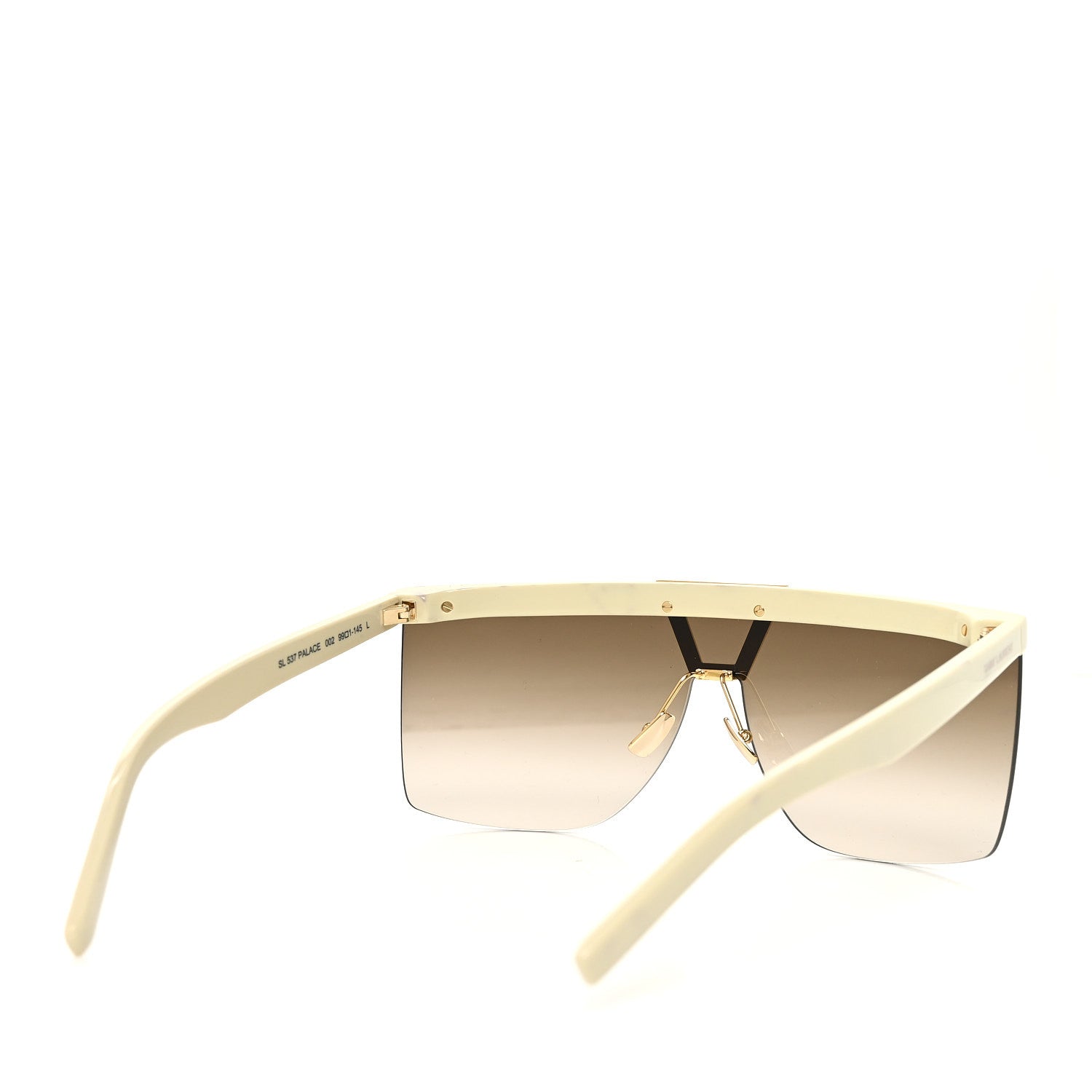 Saint Laurent SL 537 Mask Sunglasses White 4 of 7