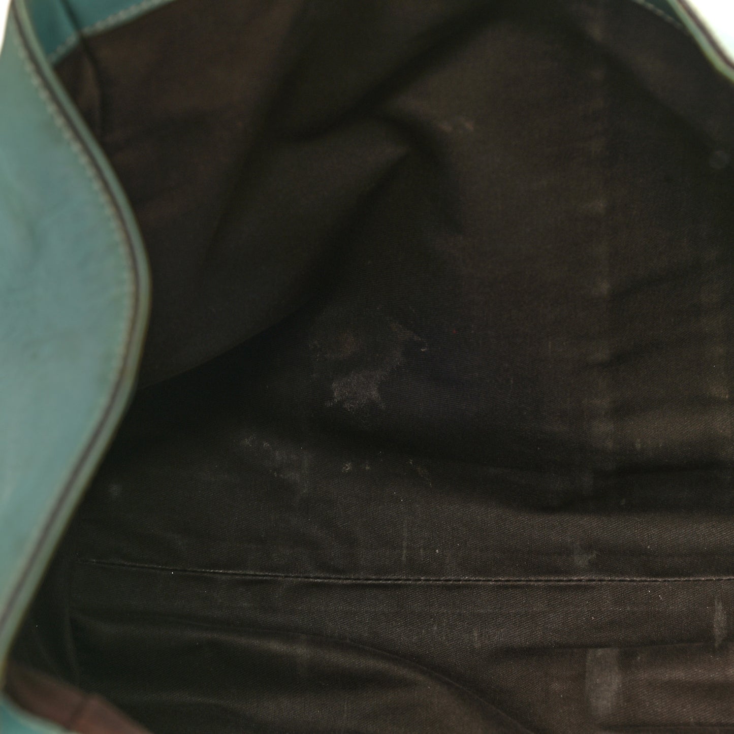 Calfskin Monogram Web Bardot Turquoise