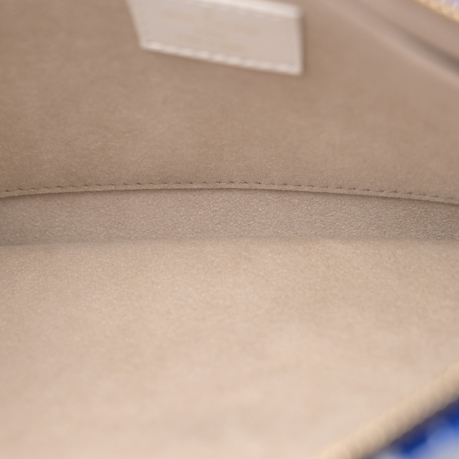 Louis Vuitton Jacquard Velvet Monogram LV Match Neverfull MM Bleu 7 of 14