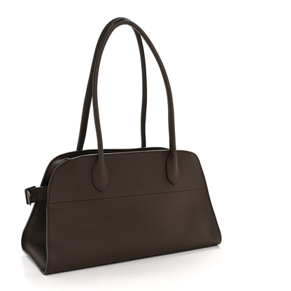 The Row Grained Calfskin Margaux Shoulder 12 Deep Brown 3 of 9