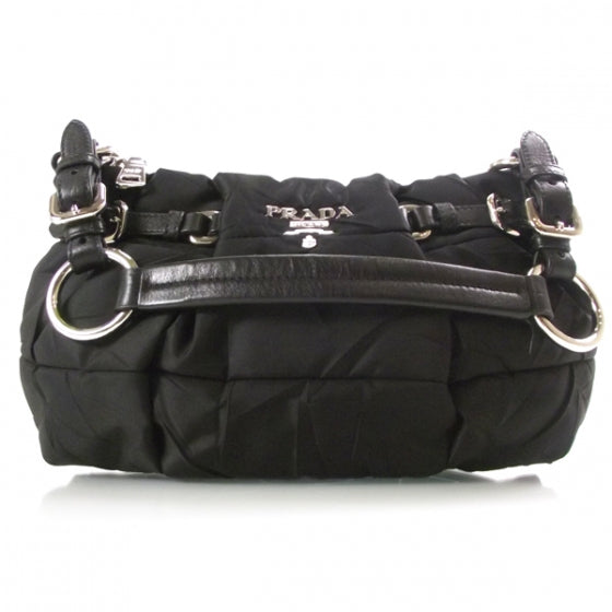 Prada Tessuto Nylon Shoulder Bag Nero 1 of 10
