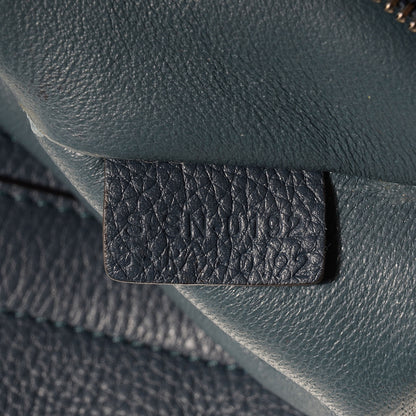 Celine Drummed Calfskin Suede Medium Trapeze Orage 9 of 9