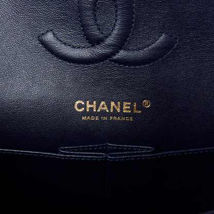 Chanel Caviar Quilted Medium Double Flap Navy 6 of 11