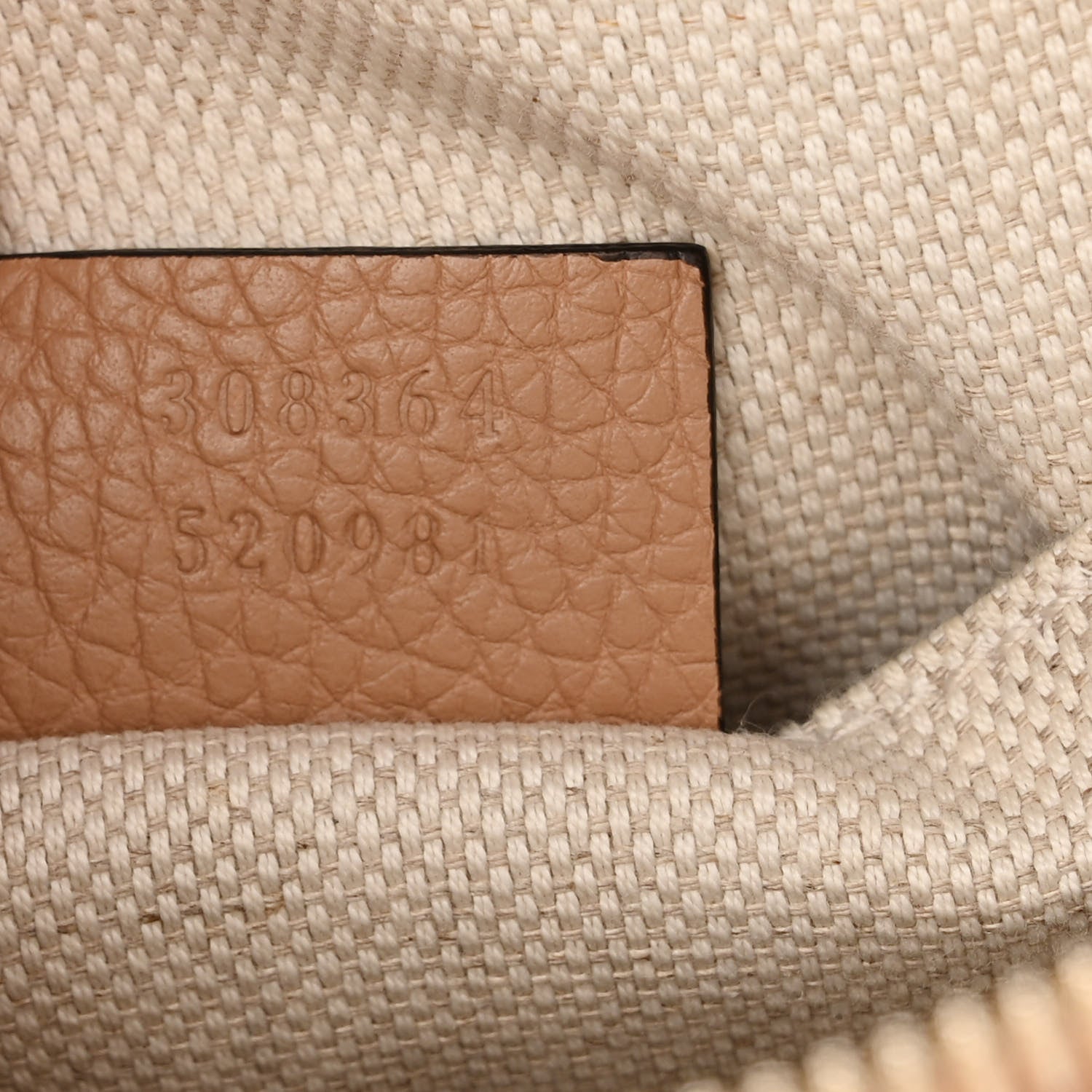 Gucci Pebbled Calfskin Small Soho Disco Bag Rose Beige 7 of 11