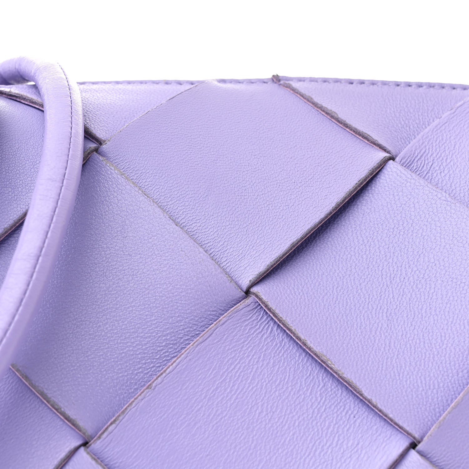 Bottega Veneta Lambskin Intreccio Small Cassette Camera Bag Wisteria 7 of 9