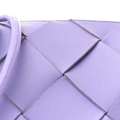 Bottega Veneta Lambskin Intreccio Small Cassette Camera Bag Wisteria 7 of 9