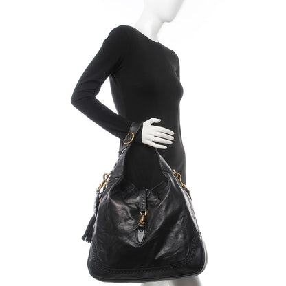 Gucci Calfskin Large New Jackie Hobo Black 2 of 8