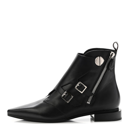 Louis Vuitton Calfskin Jumble Flat Ankle Boots 41 Black 1 of 12