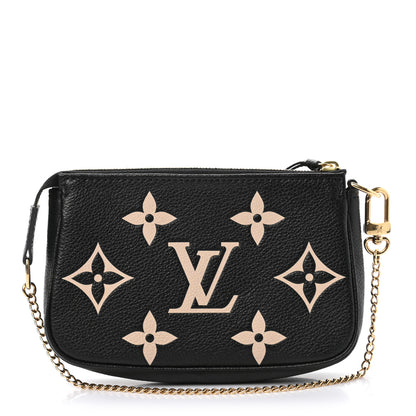 Louis Vuitton Empreinte Monogram Giant Mini Pochette Accessories Black 1 of 6