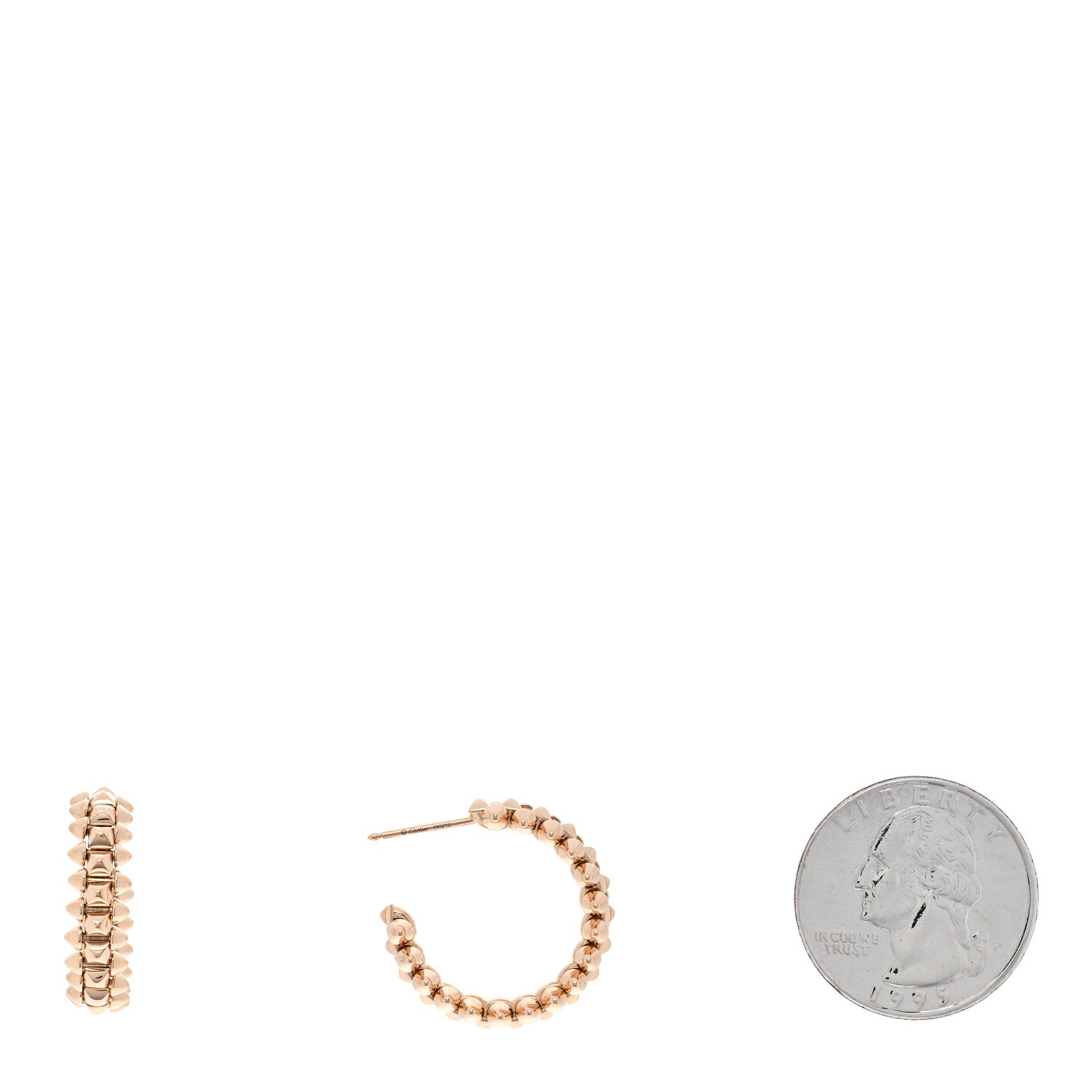 Cartier 18K Pink Gold Small Clash de Cartier Earrings 2 of 6