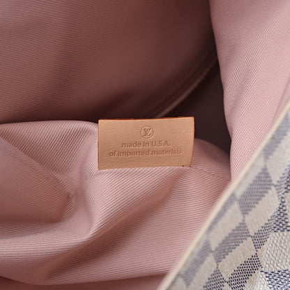Louis Vuitton Damier Azur Graceful MM Rose Ballerine 8 of 14