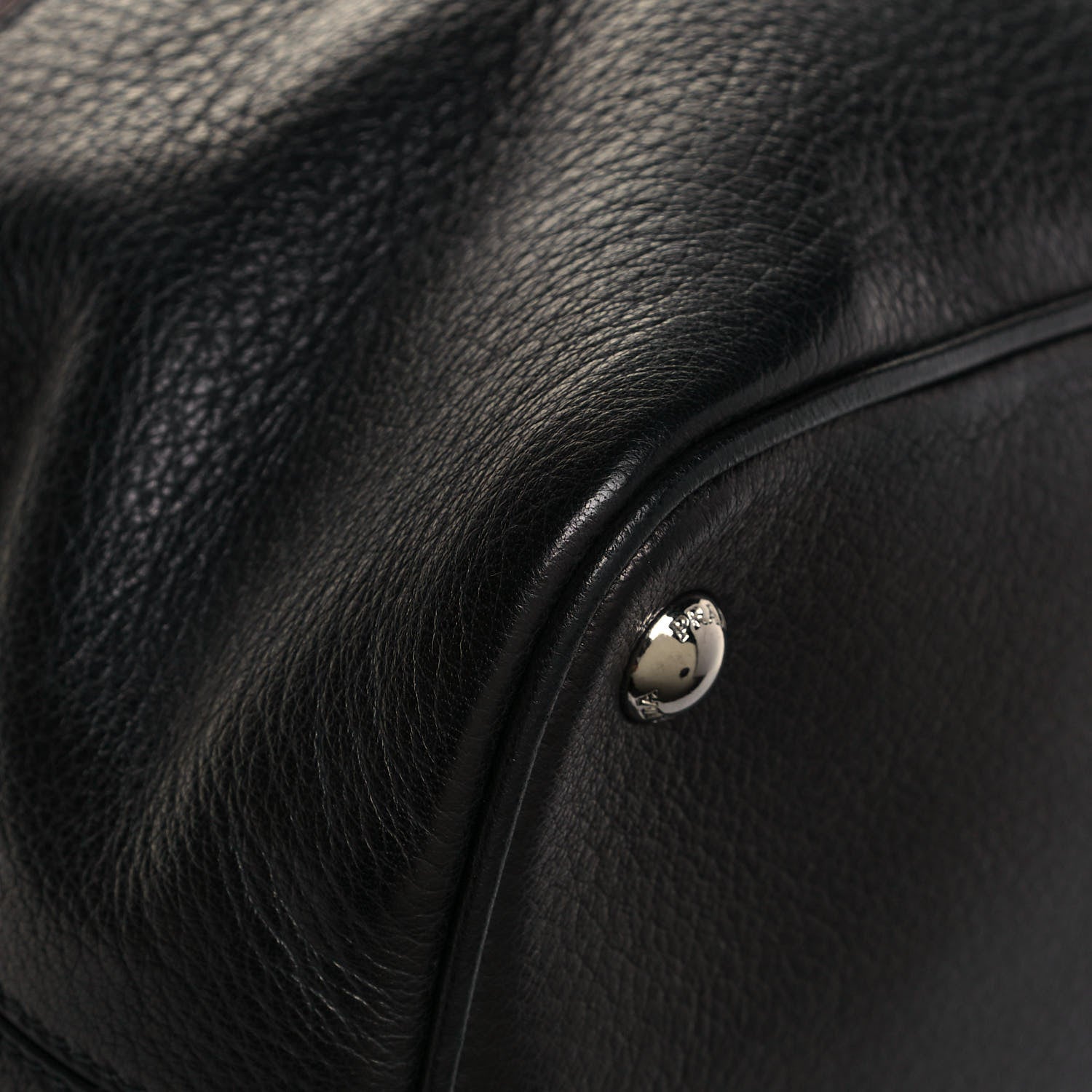Prada Cervo Bauletto Bag Argilla Black 13 of 14