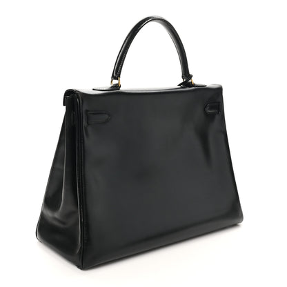 Hermes Box Kelly Retourne 35 Black 3 of 12