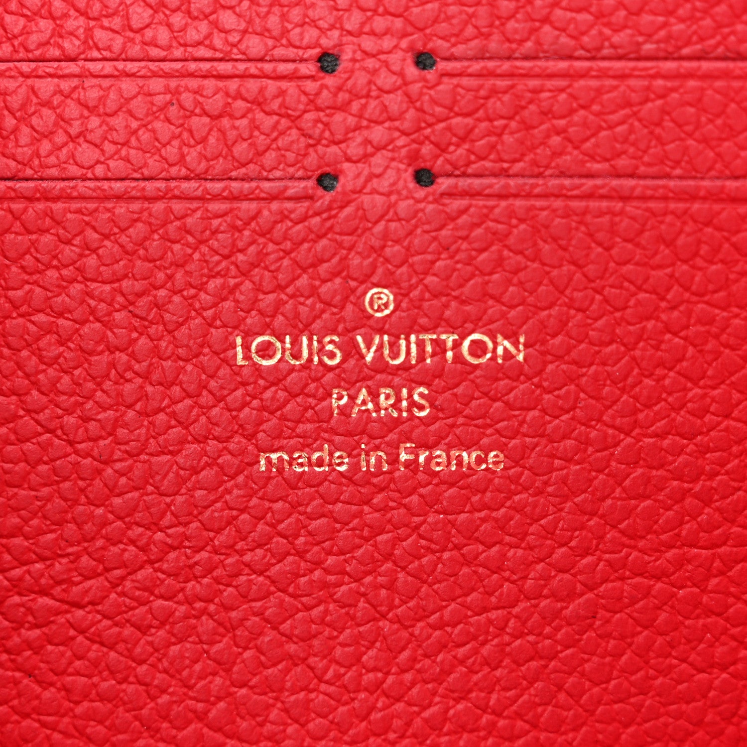 Louis Vuitton Empreinte Clemence Wallet Cherry 6 of 7