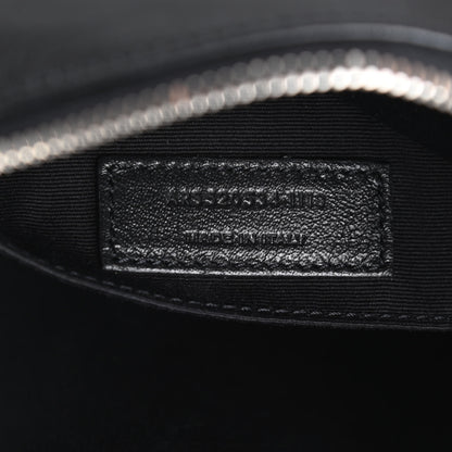 Saint Laurent Raffia Canvas Monogram Lou Camera Bag Black 7 of 10