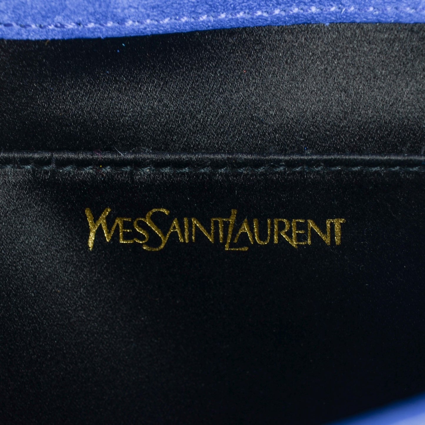 Patent Large Belle De Jour Clutch Royal Blue