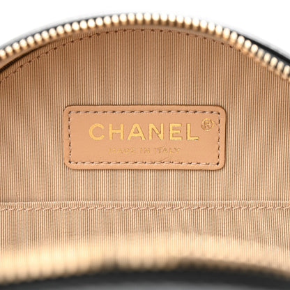 Chanel Glazed Calfskin Round As Earth Evening Bag Black 6 of 12