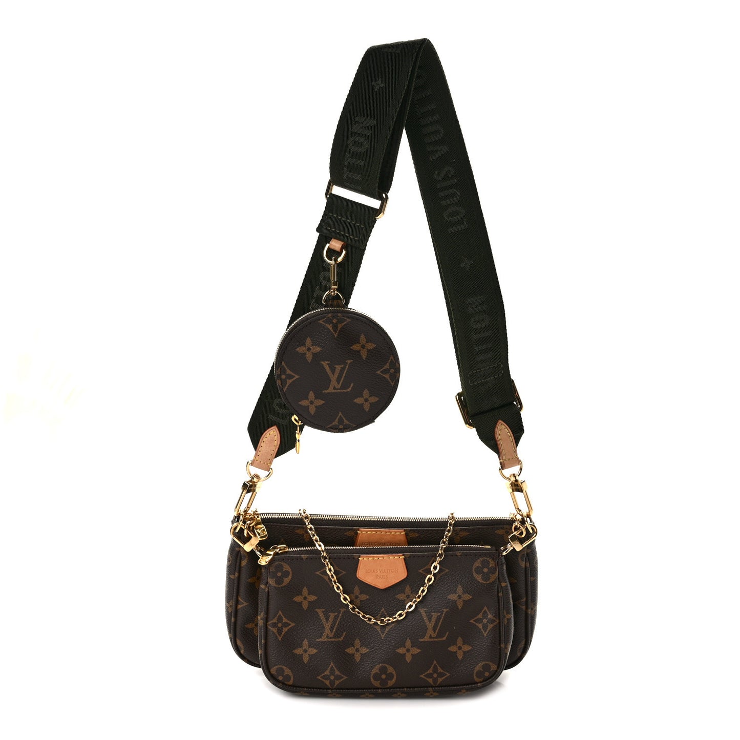 Monogram Multi Pochette Accessories Kaki