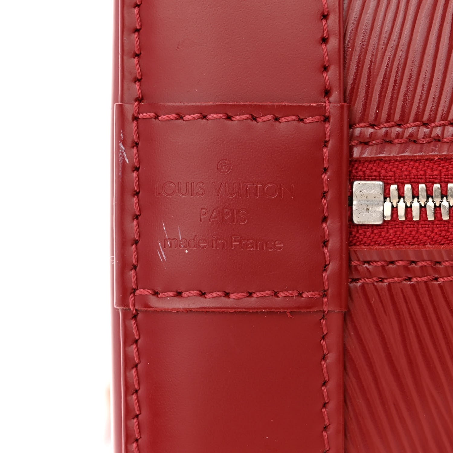 Louis Vuitton Epi Alma GM Castillan Red 6 of 15
