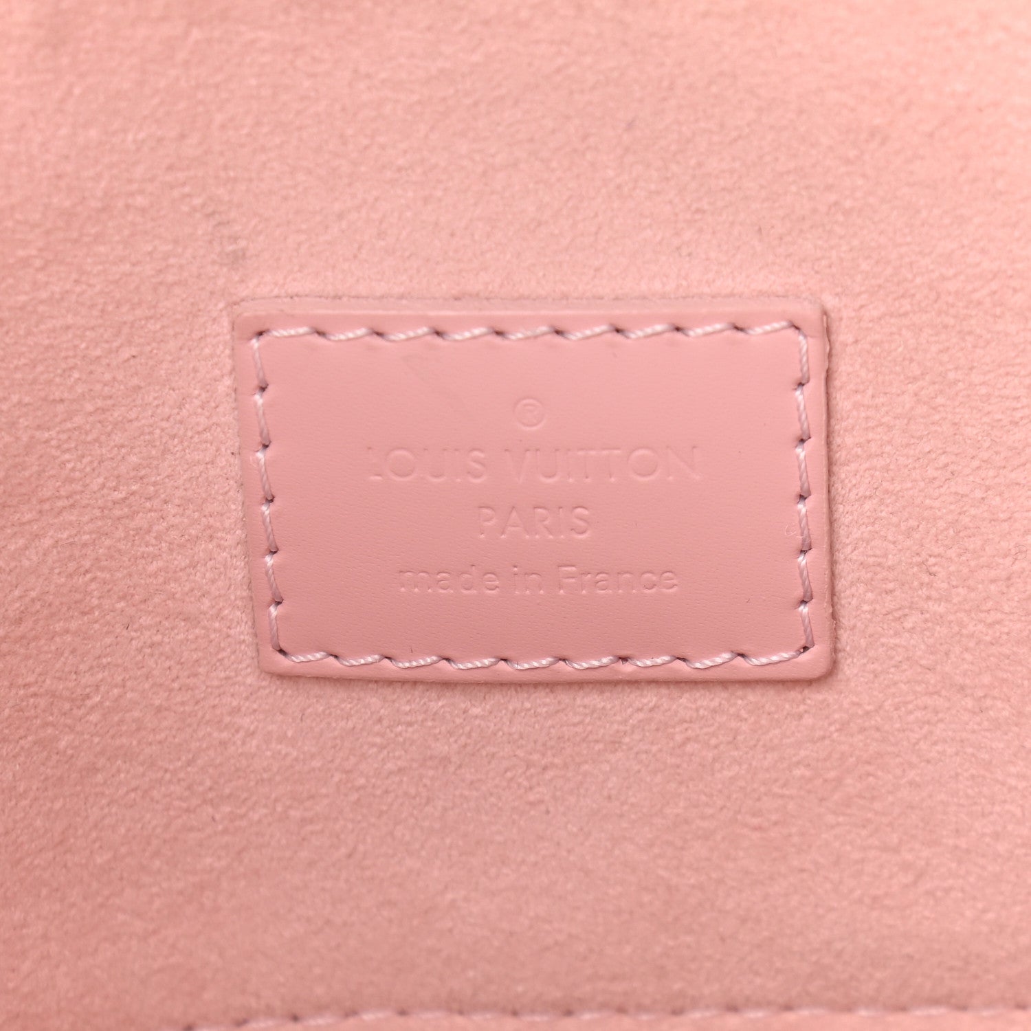 Louis Vuitton Damier Ebene Caissa Hobo Rose Ballerine 6 of 9
