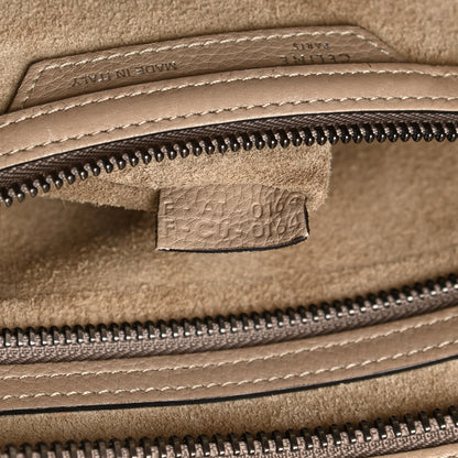 Celine Drummed Calfskin Mini Luggage Dune 6 of 25