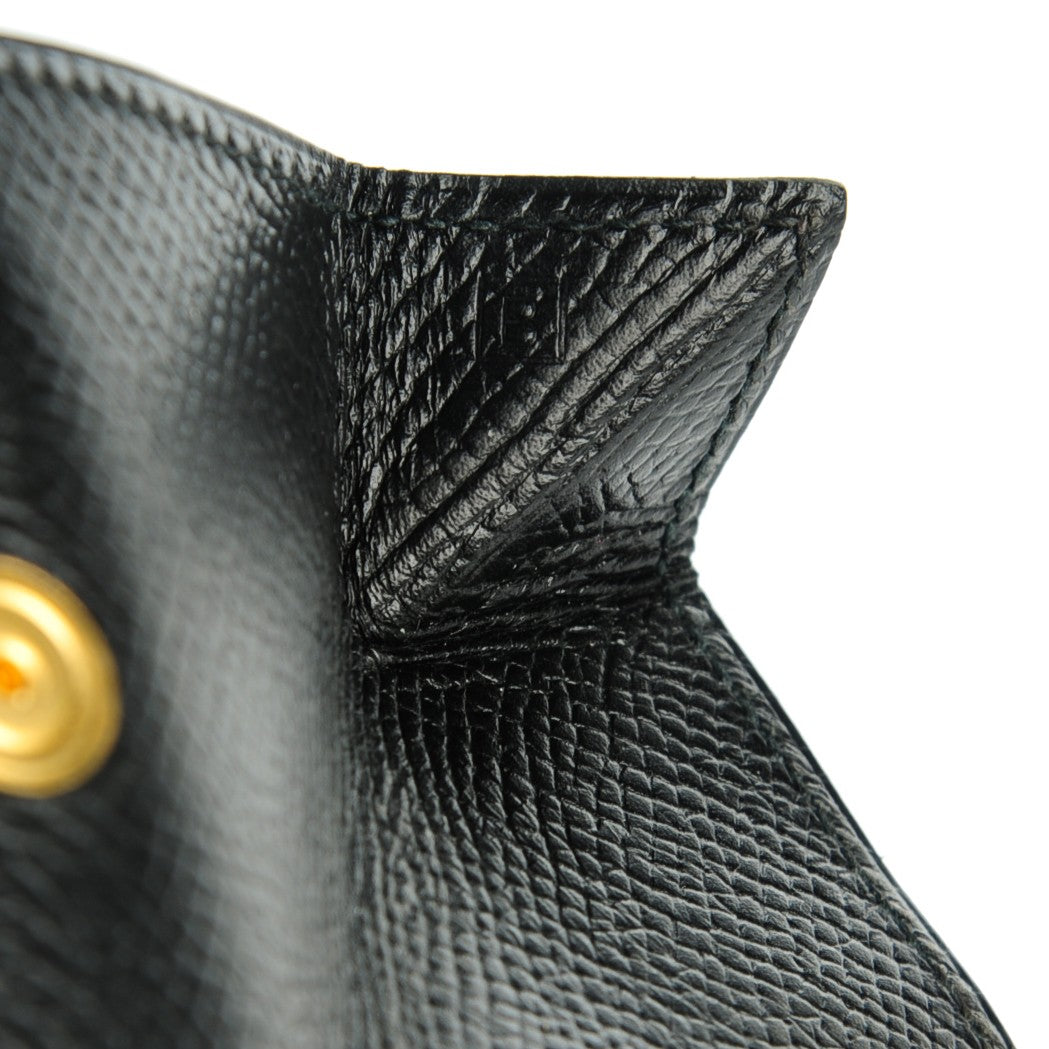 Hermes Courchevel Le 24 Coin Purse Black 8 of 9