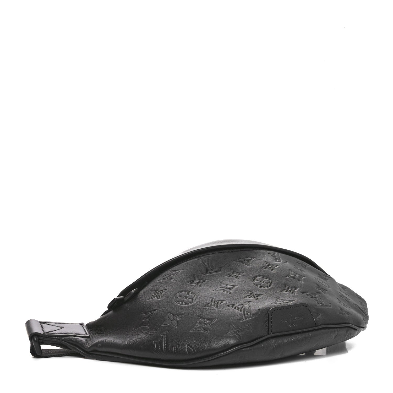 Louis Vuitton Calfskin Monogram Shadow Discovery Bumbag Black 4 of 9