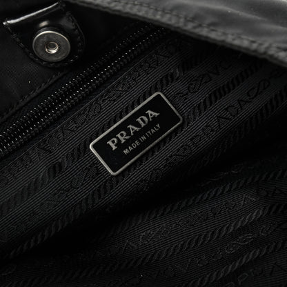 Prada Tessuto Nylon Hobo Black 8 of 9