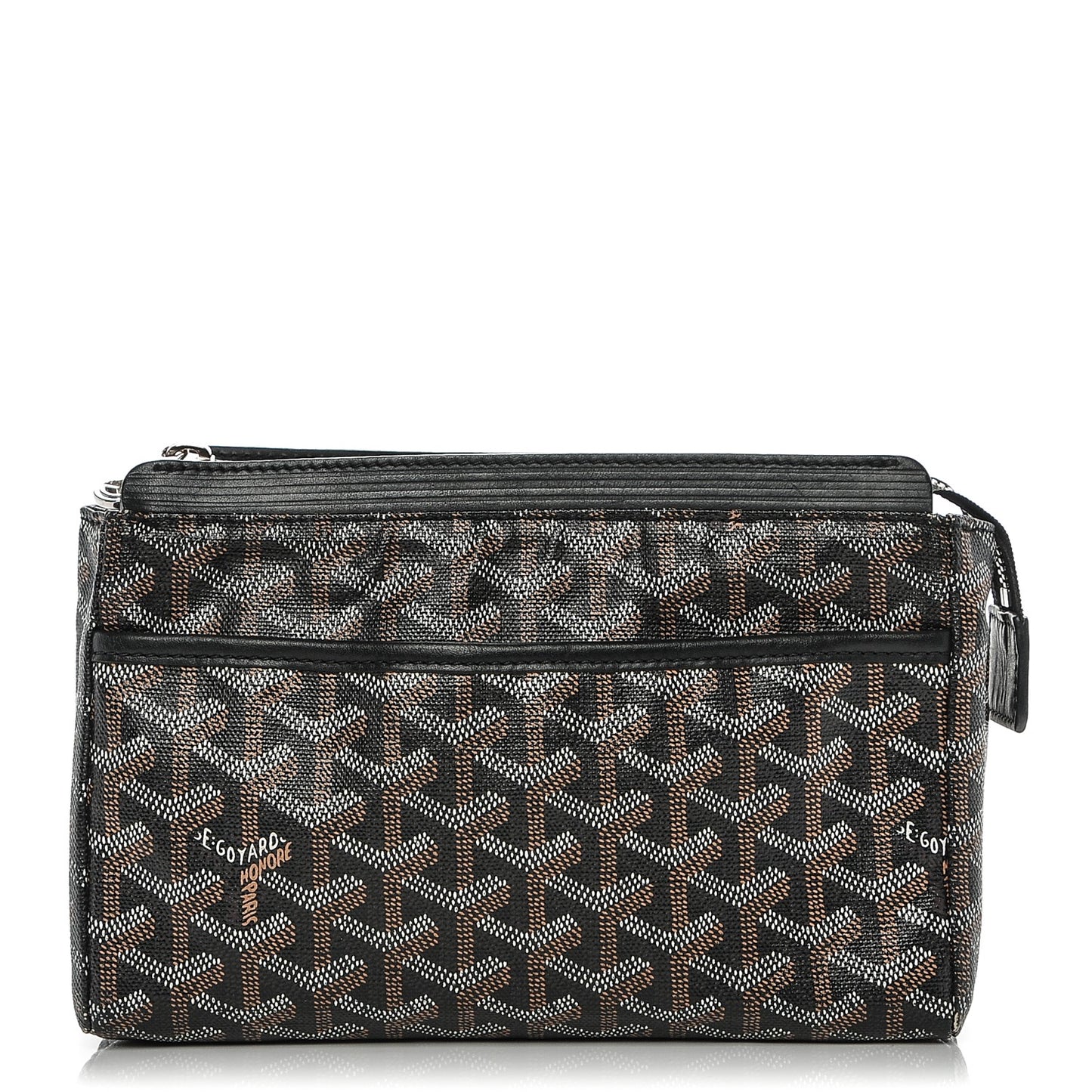 Goyardine Miroir Toiletry Bag PM Black