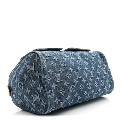 Louis Vuitton Monogram Denim Neo Speedy Blue 4 of 15