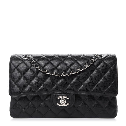 Chanel Caviar Quilted Medium Double Flap Black 1 of 15