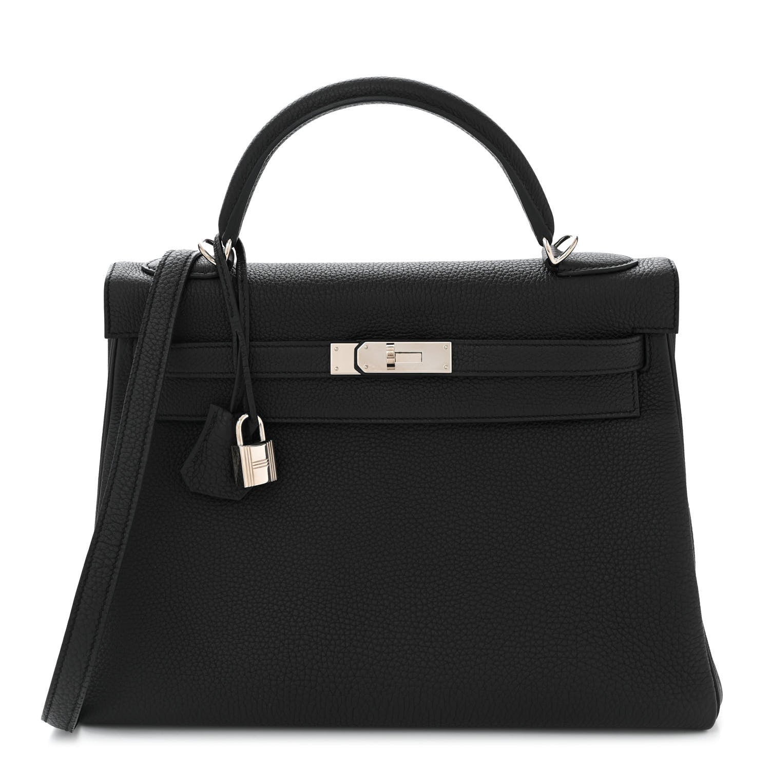 Hermes Togo Kelly Retourne 32 Black 1 of 11