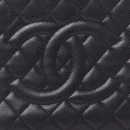 Chanel Caviar Quilted Grand Shopping Tote GST Black 7 of 9
