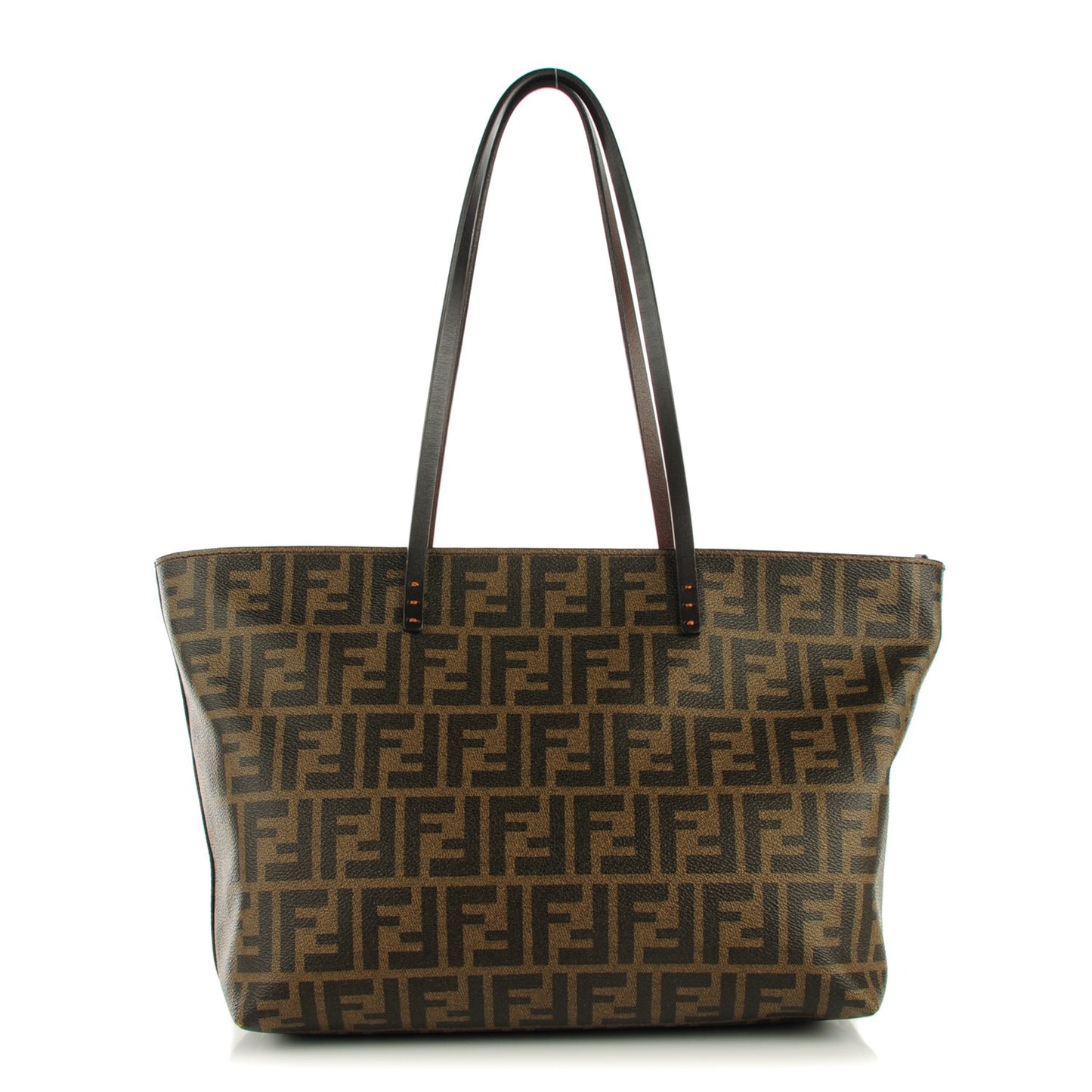 Zucca Spalmati Small Roll Tote Tobacco Orange