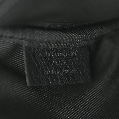 Louis Vuitton Calfskin Monogram Shadow Trio Messenger Black 8 of 11