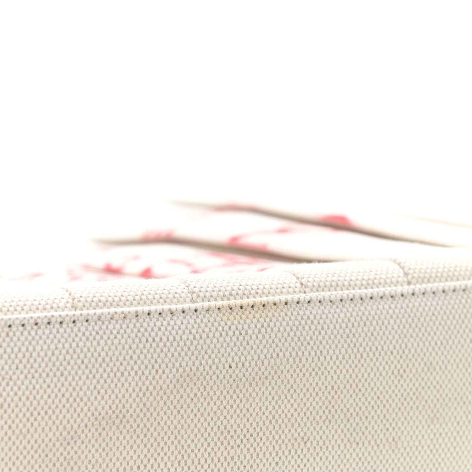 Valentino Garavani Canvas Atelier 05 Plisse Edition Medium Tote Bag Naturale 11 of 11