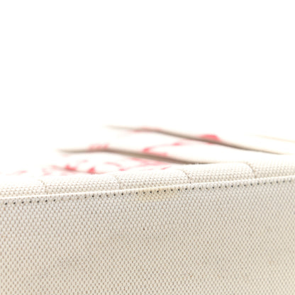 Valentino Garavani Canvas Atelier 05 Plisse Edition Medium Tote Bag Naturale 11 of 11