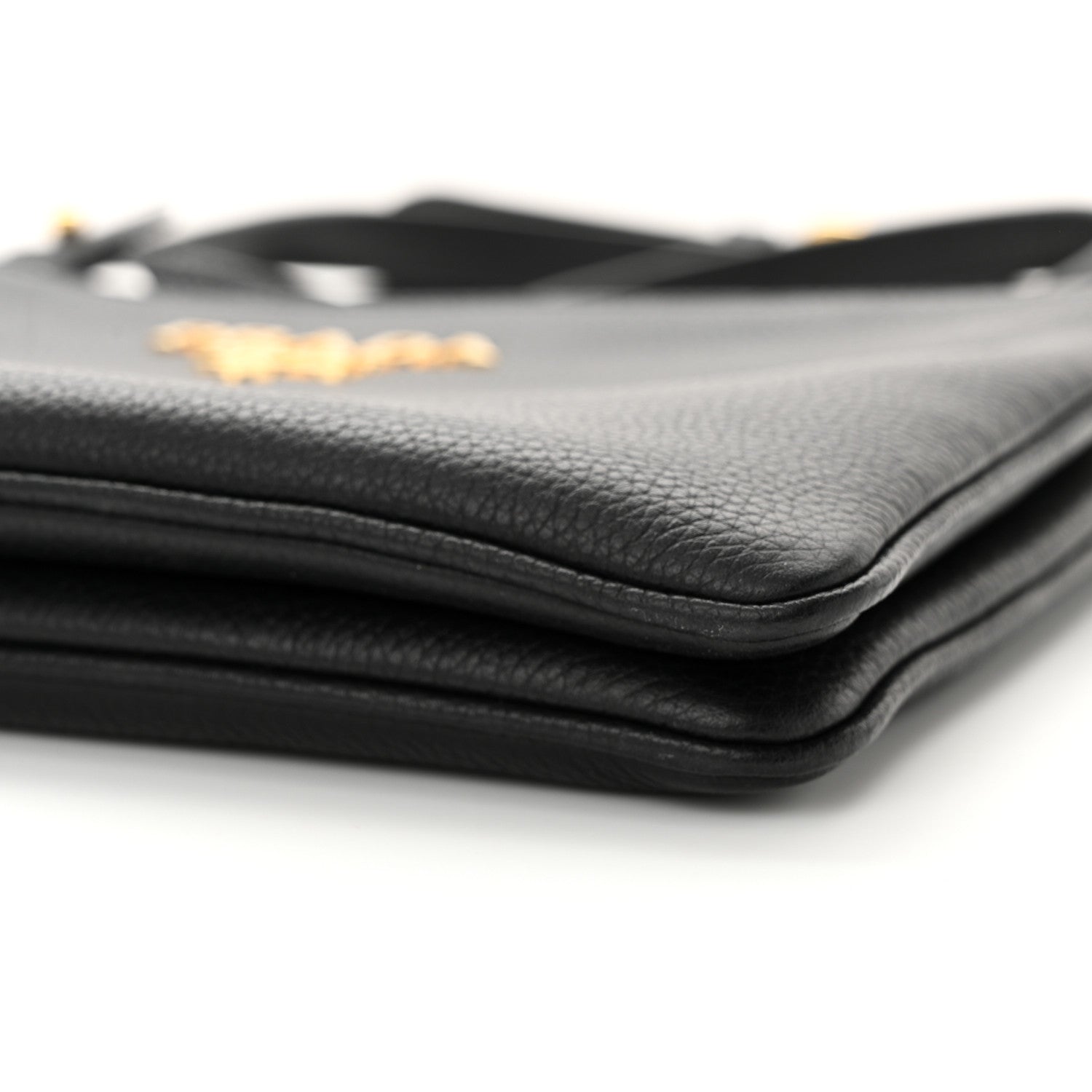 Prada Vitello Phenix Double Zip Crossbody Bag Black 10 of 11