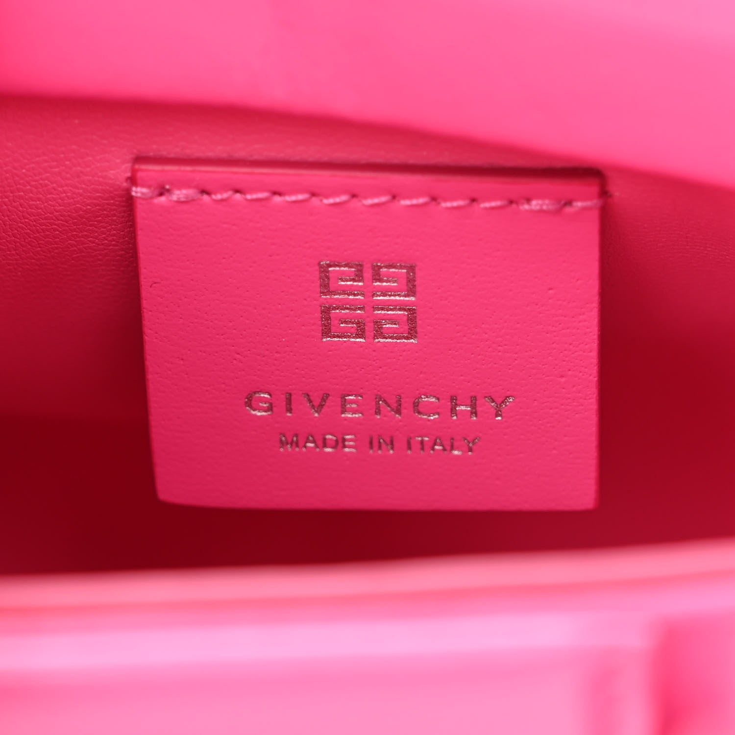 Givenchy Shiny Lord Calfskin Micro Antigona Neon Pink 6 of 10