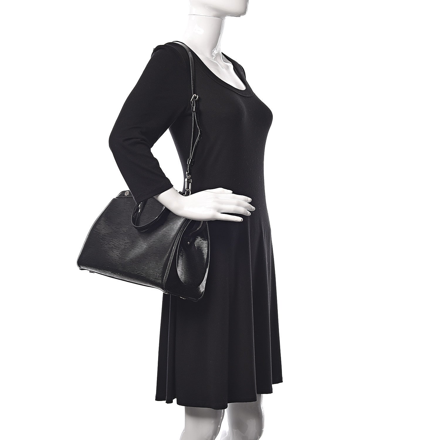 Louis Vuitton Electric Epi Brea MM Black 2 of 9