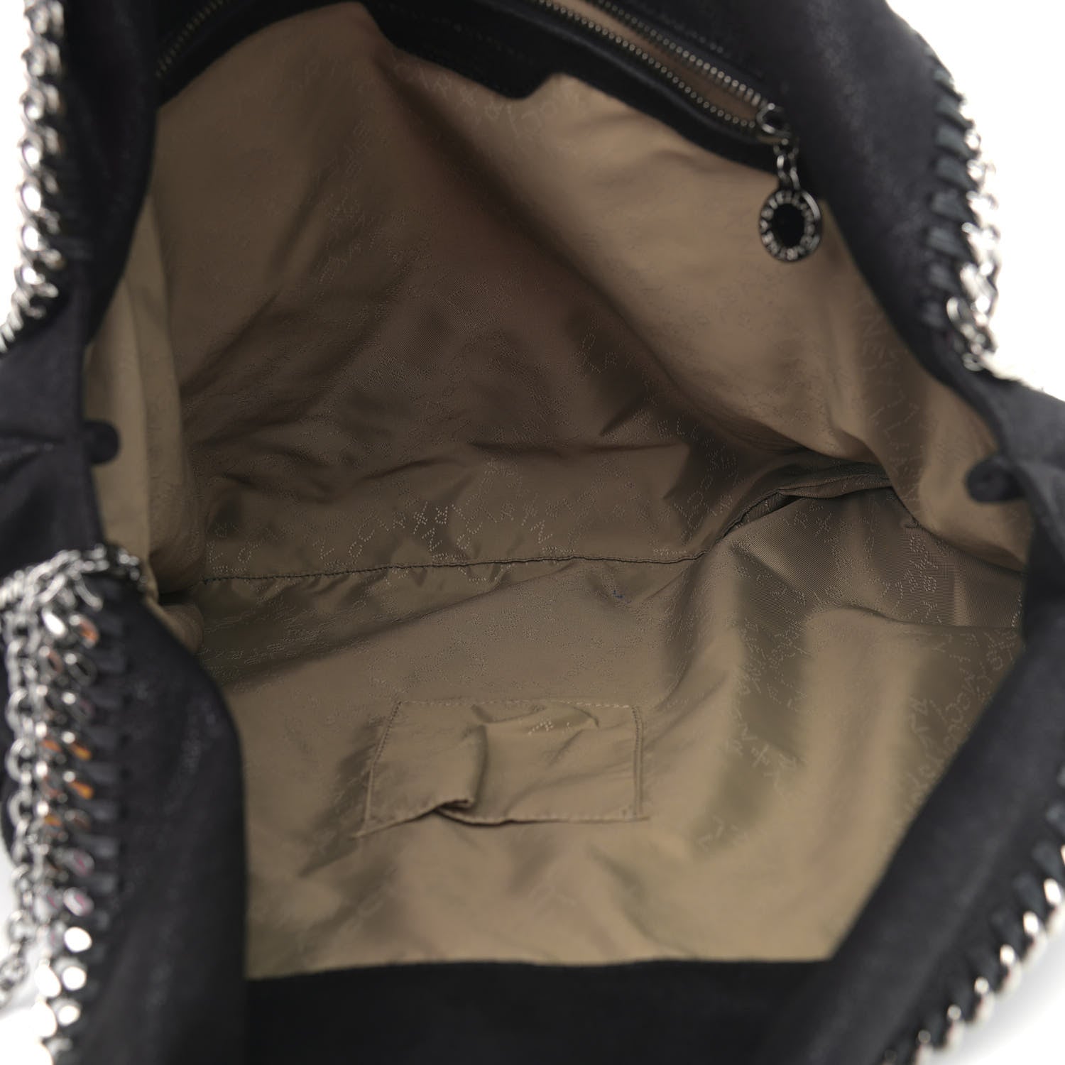 Stella McCartney Shaggy Deer Big Falabella Tote Black 6 of 11