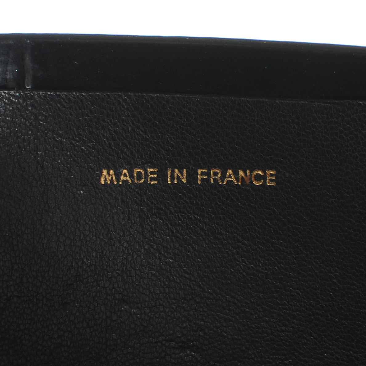 Patent Small Single Flap Black