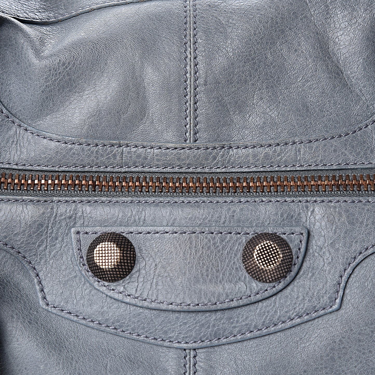 Agneau Giant 21 Rose Gold Hardware Work Ardoise