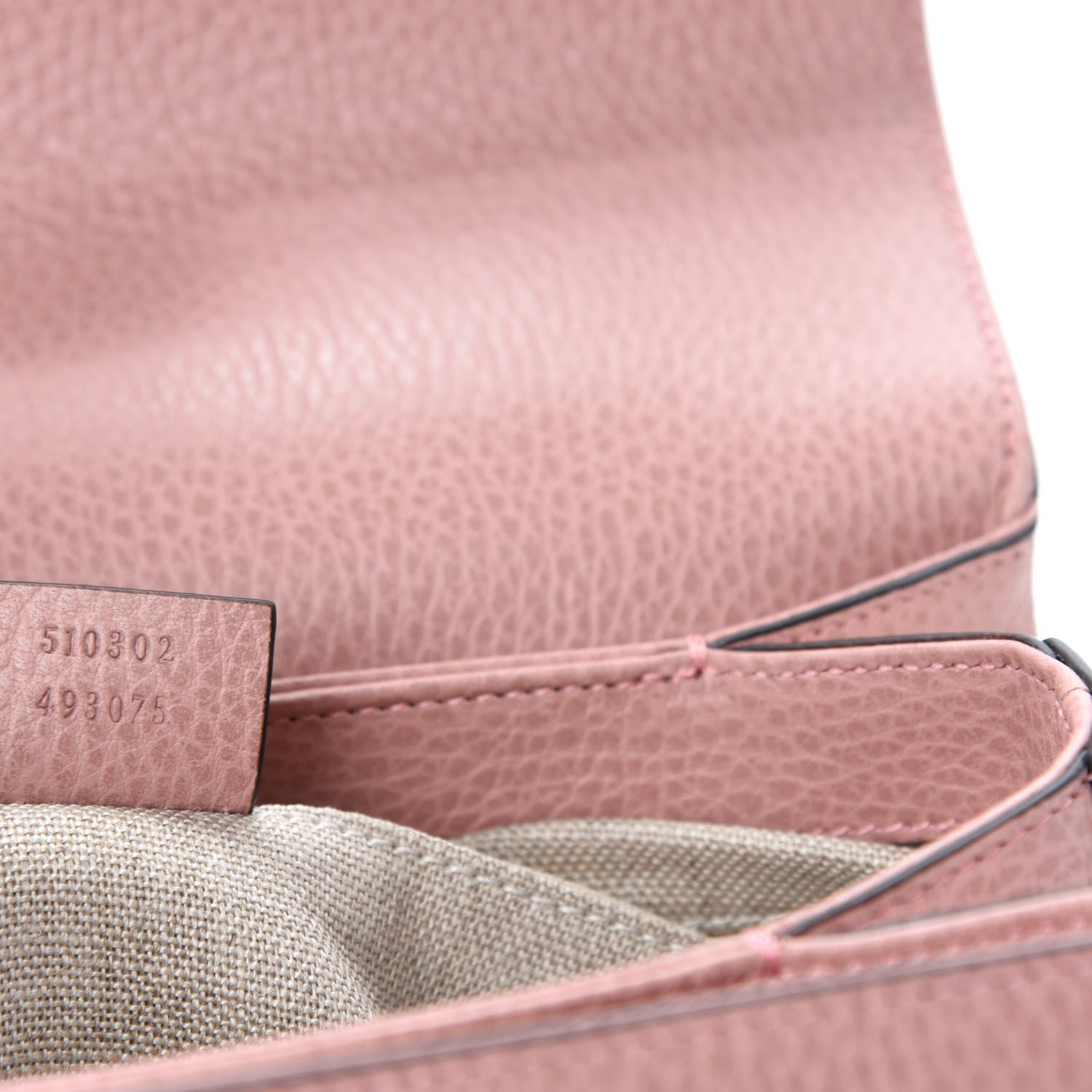 Gucci Dollar Calfskin Interlocking G Top Handle Shoulder Bag Soft Pink 9 of 10