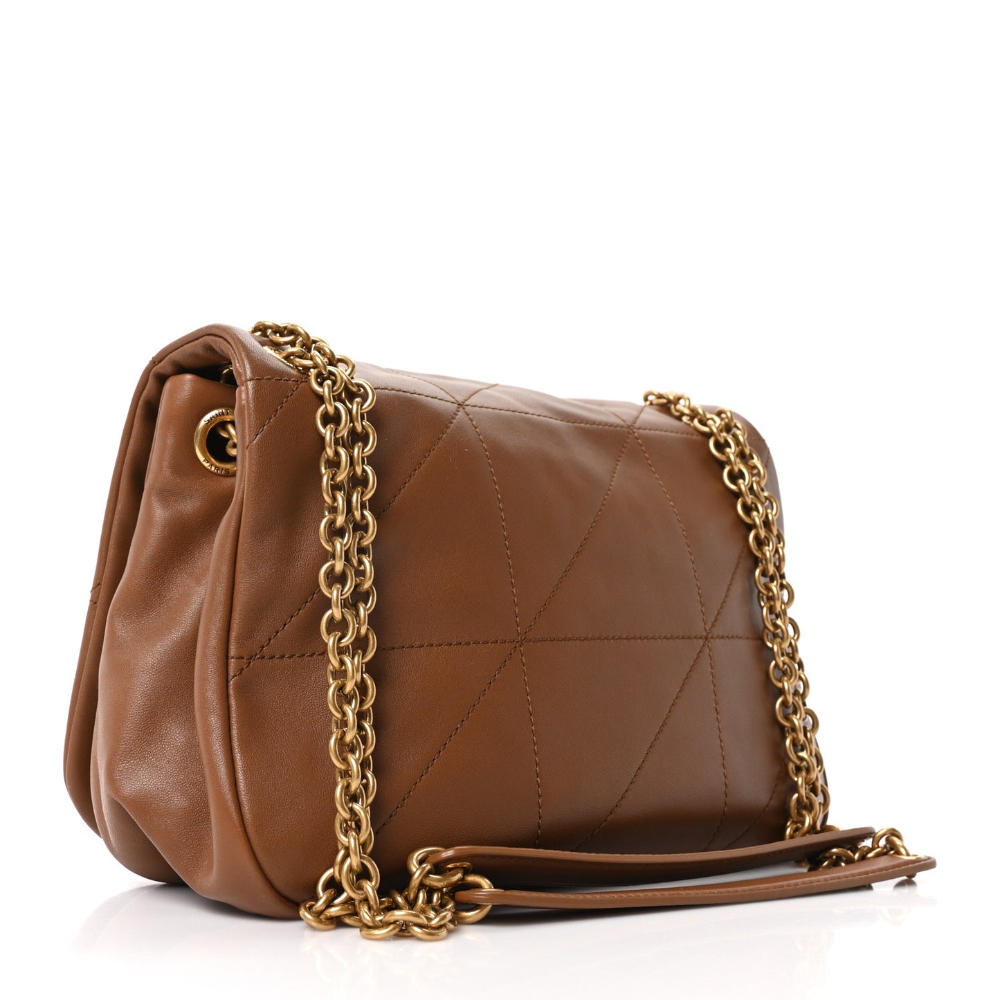 Lambskin Matelasse Monogram Small Jamie 4.3 Light Fox