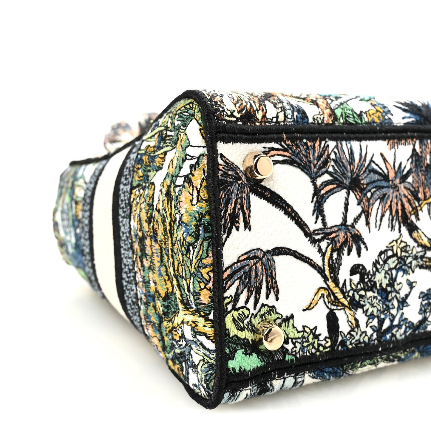 Canvas Embroidered Etoile de Voyage Medium Lady D-Lite Multicolor