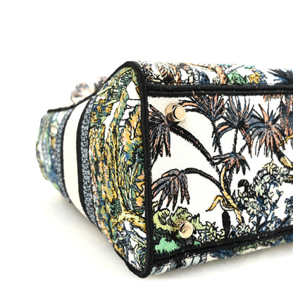 Christian Dior Canvas Embroidered Etoile de Voyage Medium Lady D-Lite Multicolor 8 of 9