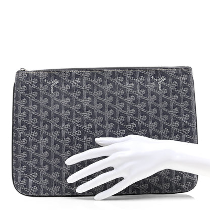 Goyard Goyardine Senat Pochette MM Grey 2 of 6