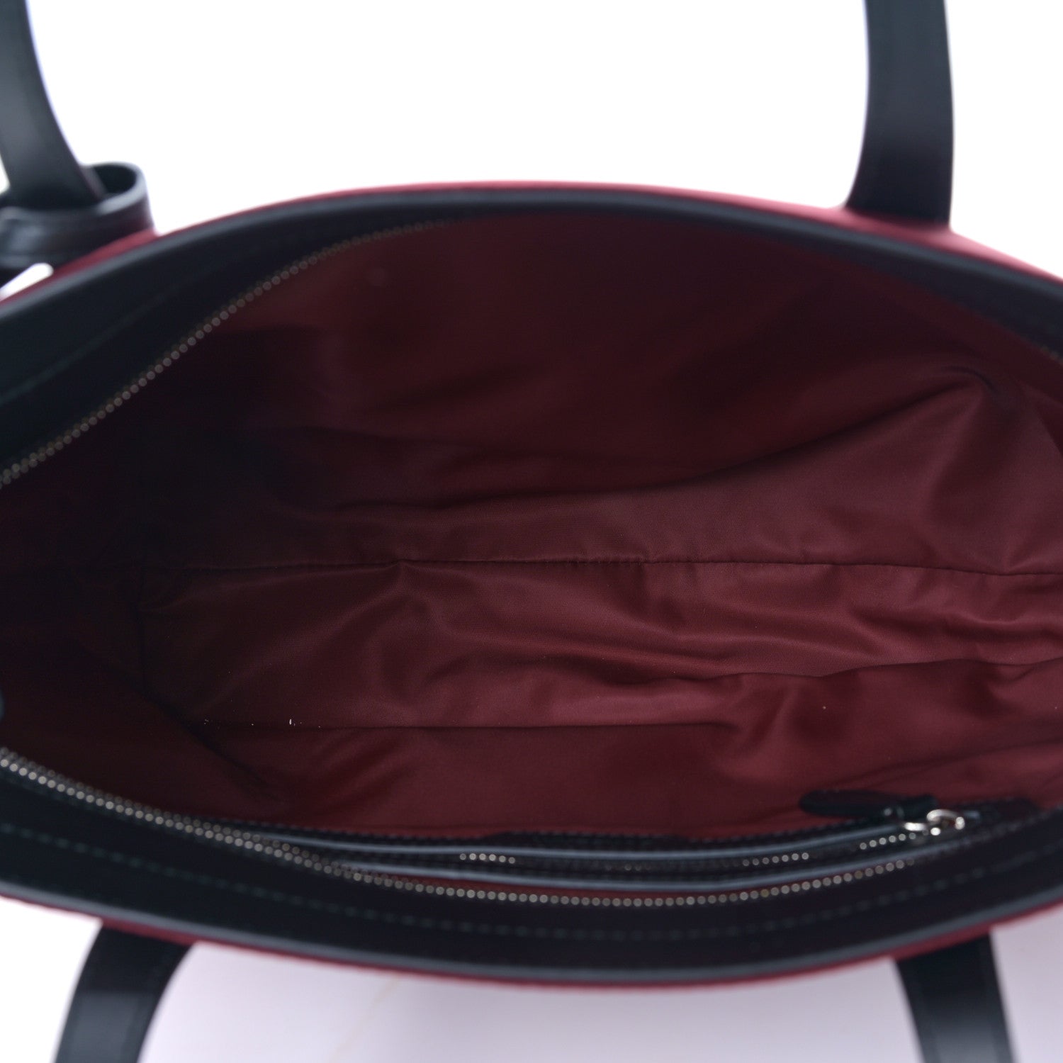 Burberry Nylon Logo Small Ardwell Tote Dark Red 5 of 9