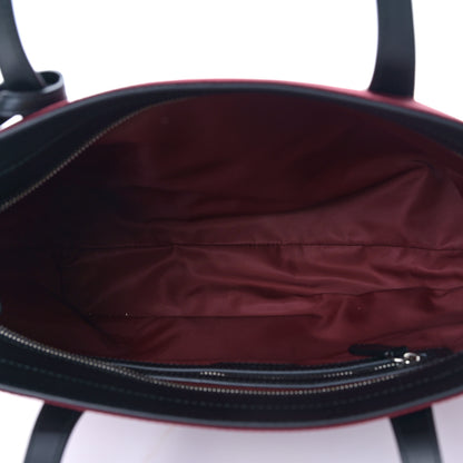 Burberry Nylon Logo Small Ardwell Tote Dark Red 5 of 9